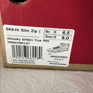Vans SK8-Slim zip size 8 women’s